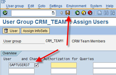 Add User(s) to a User Group in SQ03