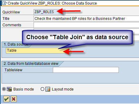 Table Join as Datasource in SQVI