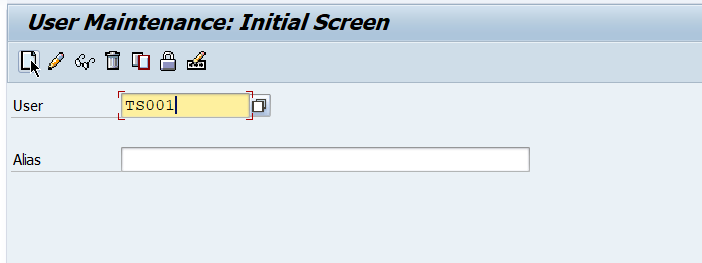 借助屏幕变式实现SU01设置某个字段强制输入