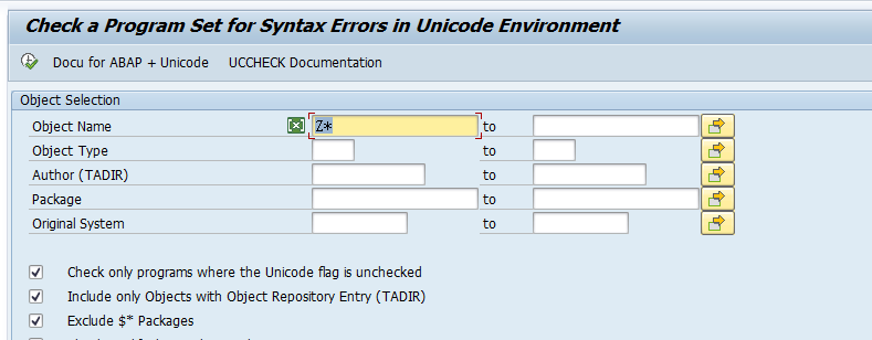 SAP系统Unicode几个知识点