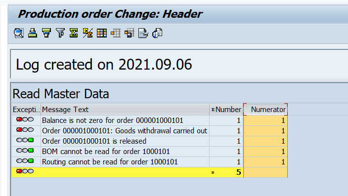 刷新（重读）SAP工单主数据